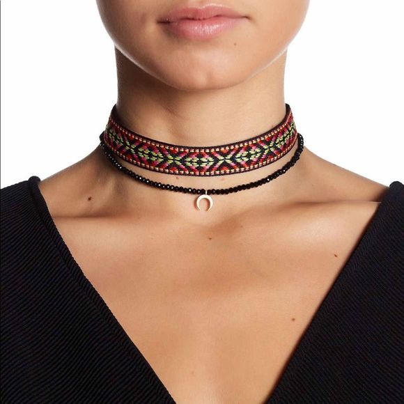 Pattern, Horseshoe Charm Chokers, 2 piece set NWT✨ - Picture 5 of 9